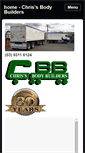 Mobile Screenshot of chrissbodybuilders.com.au